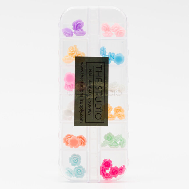 The Studio - Art Pack #292 - Flower Nail Art - 12 pcs