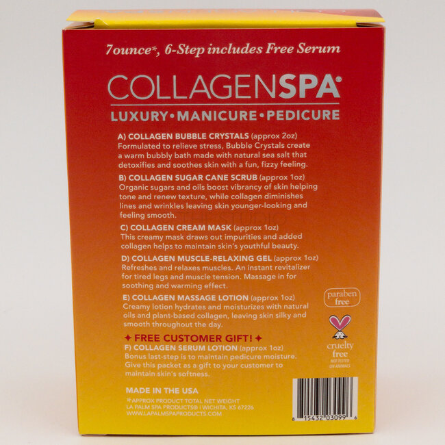 La Palm - 6 step - Collagen Spa - Sweet Orange - 1 ct