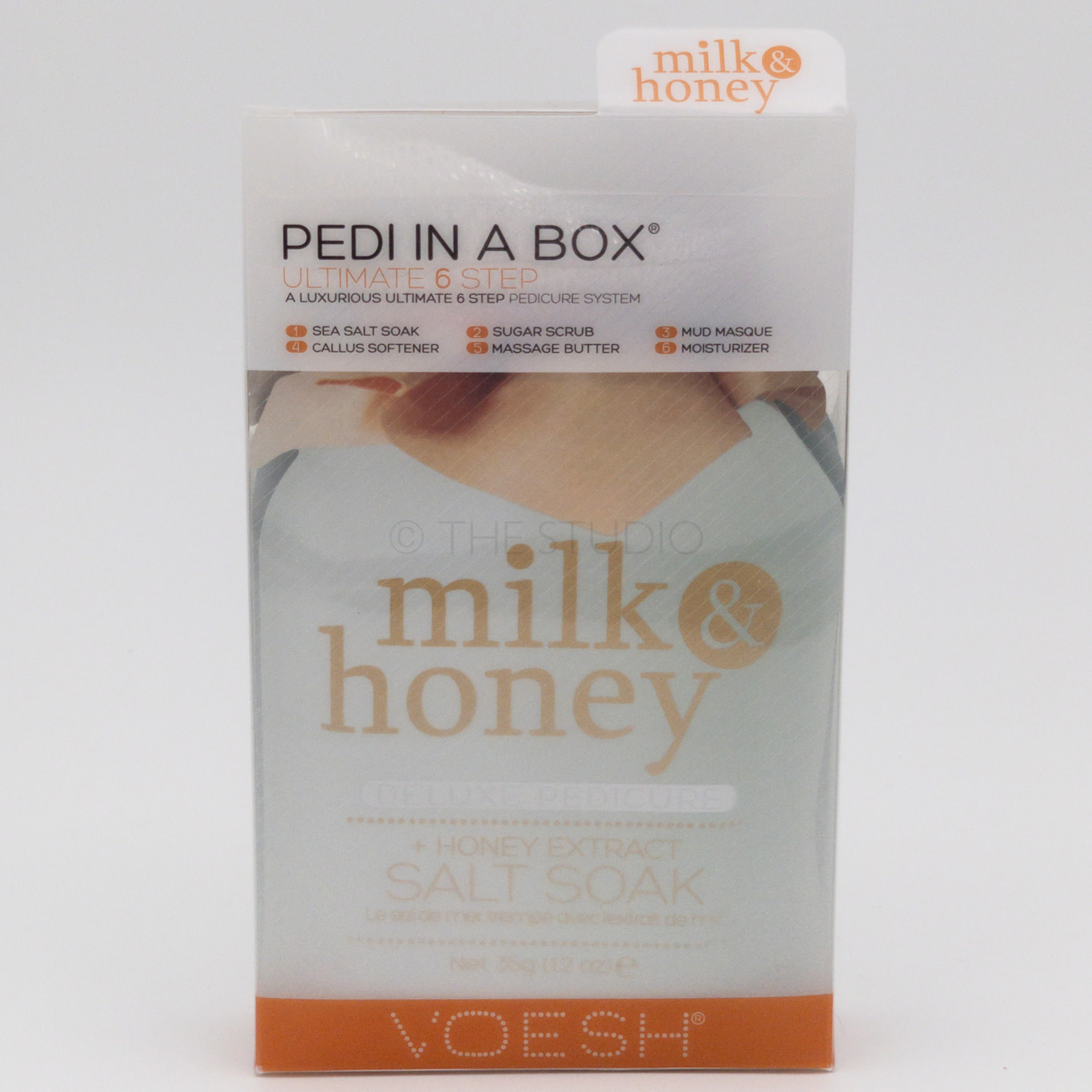 Voesh Voesh - 6 step - Pedi In A Box - Milk & Honey - 1 ct
