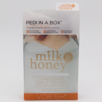 Voesh *SALE* Voesh - 6 step - Pedi In A Box - Milk & Honey - 1 ct