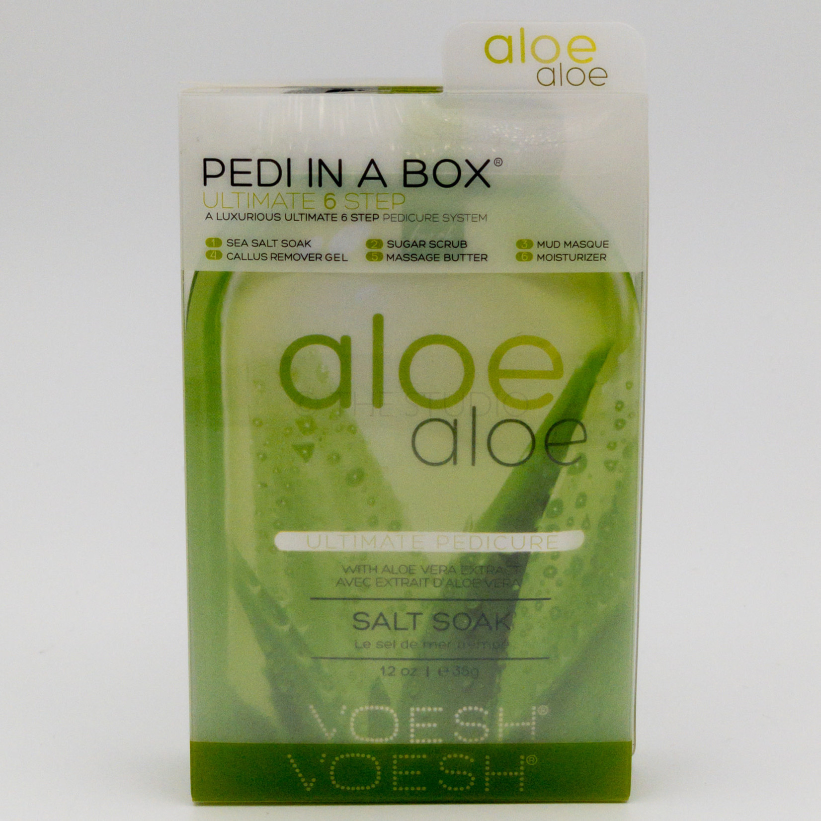 Voesh Voesh - 6 step - Pedi In A Box - Aloe - 1 ct