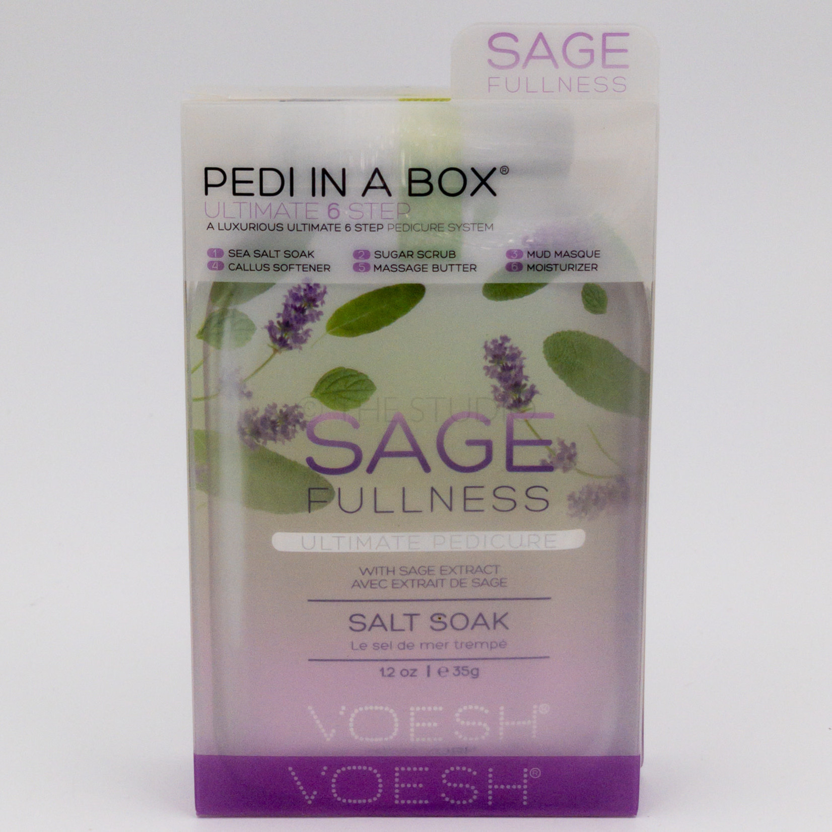 Voesh Voesh - 6 step - Pedi In A Box - Sage Fullness - 1 ct