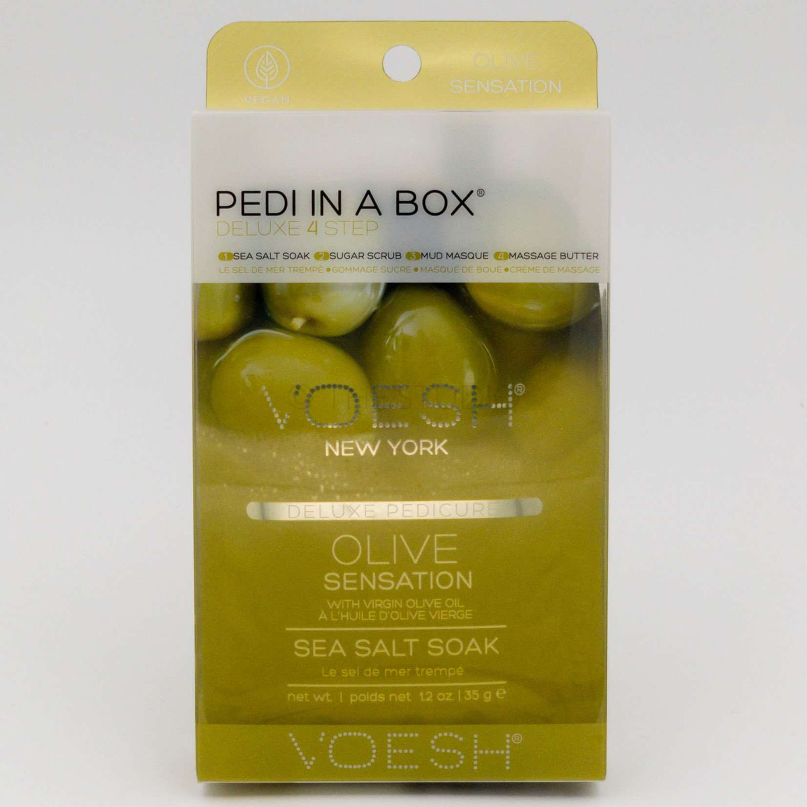 Voesh *SALE* Voesh - 4 step - Pedi In A Box - Olive Sensation - 1 ct