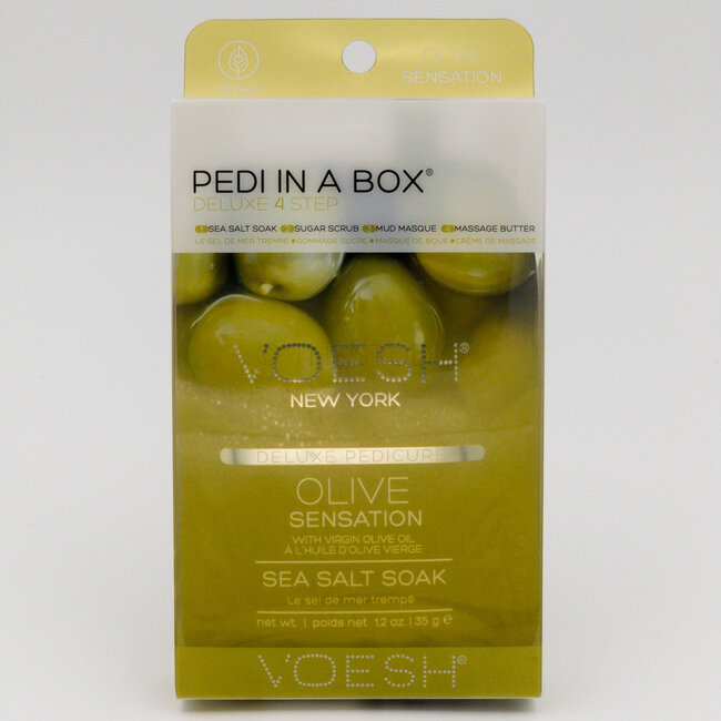 *SALE* Voesh - 4 step - Pedi In A Box - Olive Sensation - 1 ct
