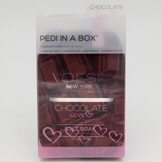 Voesh Voesh - 4 step - Pedi In A Box - Chocolate Love - 1 ct