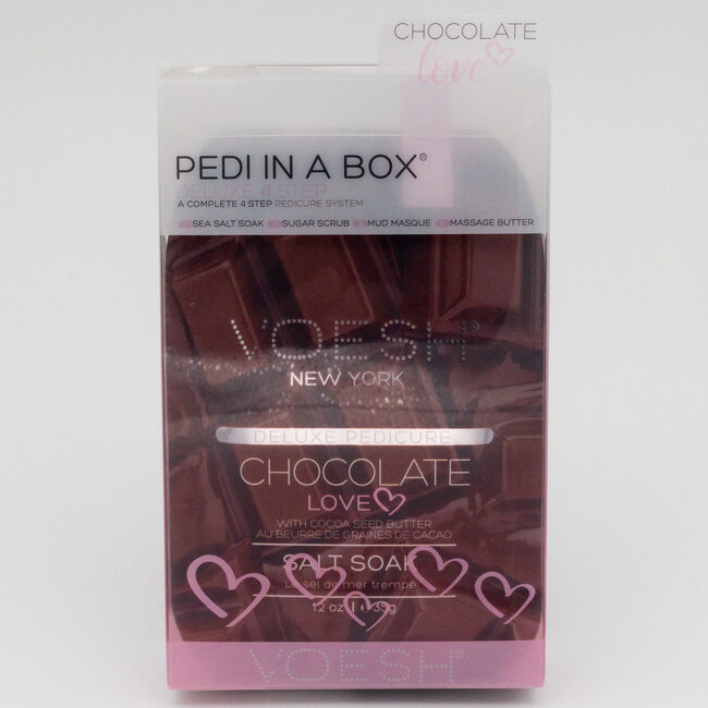 Voesh - 4 step - Pedi In A Box - Chocolate Love - 1 ct