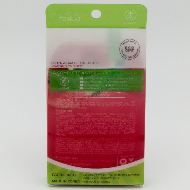 Voesh - 4 step - Pedi In A Box - Watermelon Burst - 1 ct
