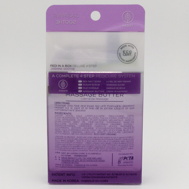 Voesh - 4 step - Pedi In A Box - Jasmine Soothe - 1 ct