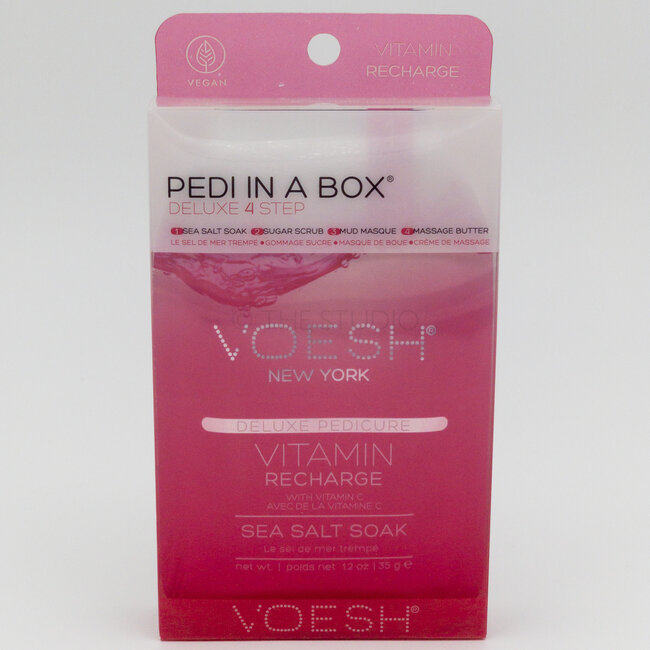 Voesh Voesh - 4 step - Pedi In A Box - Vitamin Recharge - 1 ct