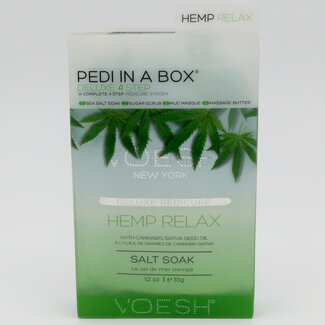 Voesh Voesh - 4 step - Pedi In A Box - Hemp Relax - 1 ct