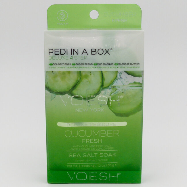 Voesh Voesh - 4 step - Pedi In A Box - Cucumber Fresh - 1 ct