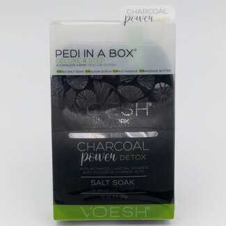 Voesh Voesh - 4 step - Pedi In A Box - Charcoal Power Detox - 1 ct