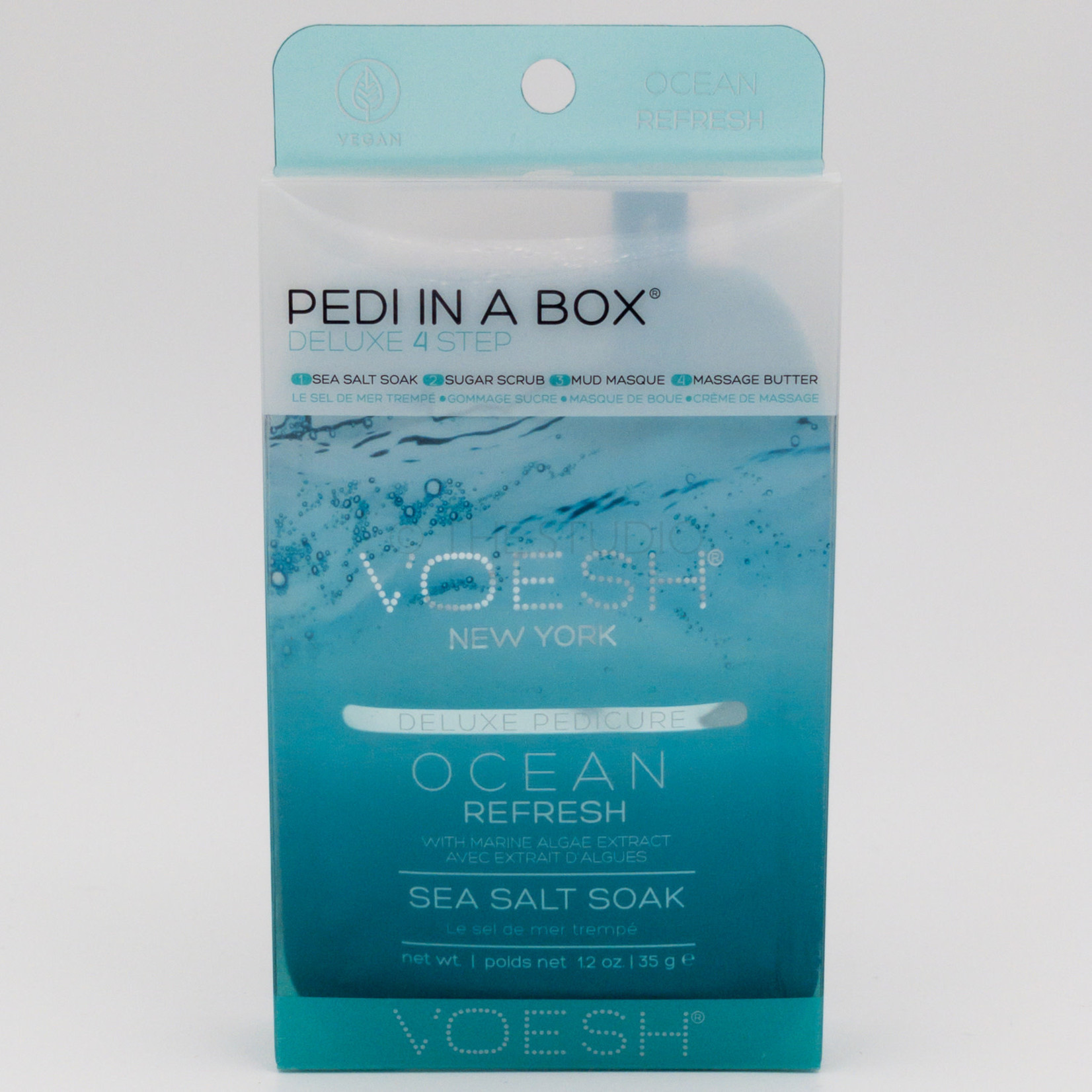 Voesh Voesh - 4 step - Pedi In A Box - Ocean Refresh - 1 ct