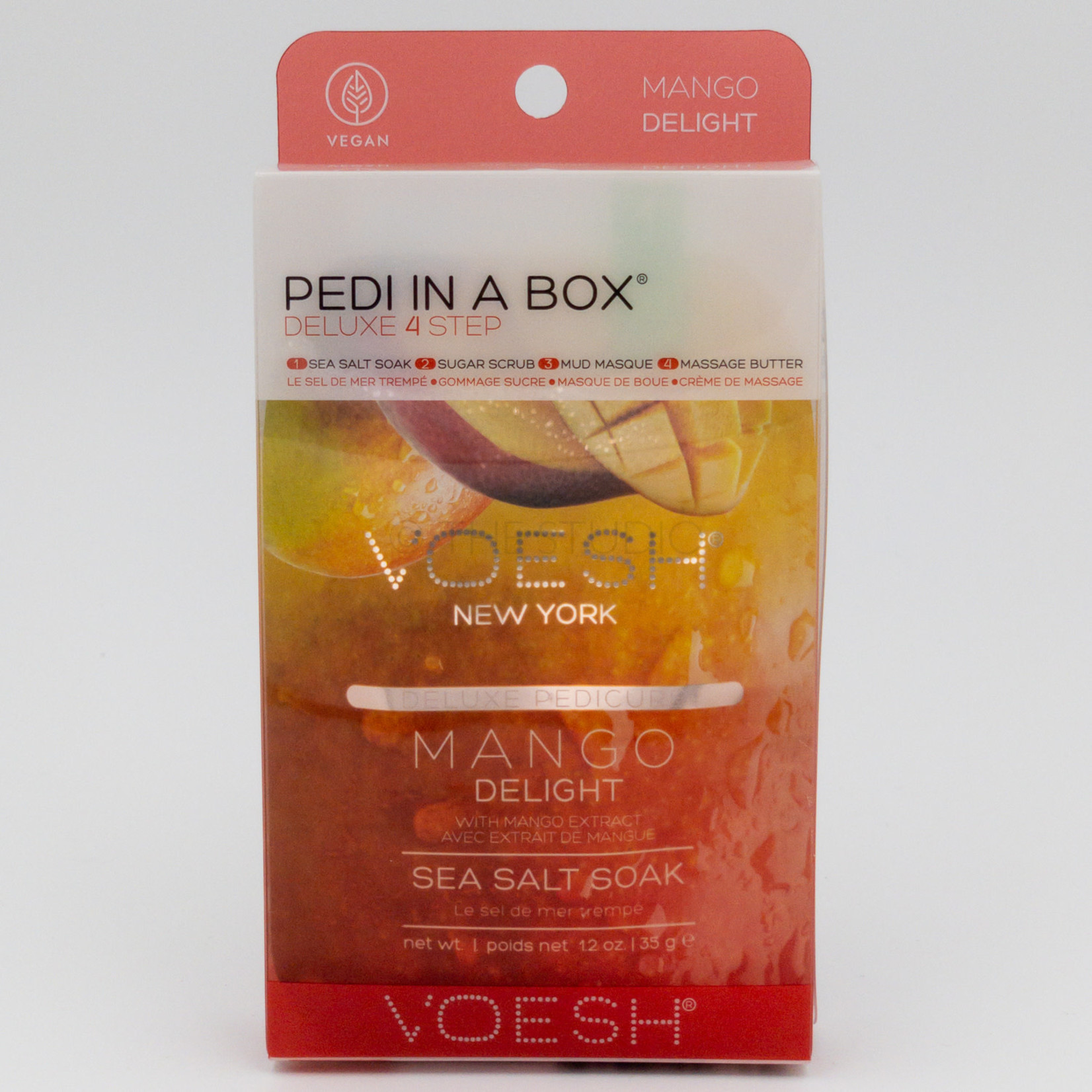 Voesh Voesh - 4 step - Pedi In A Box - Mango Delight - 1 ct