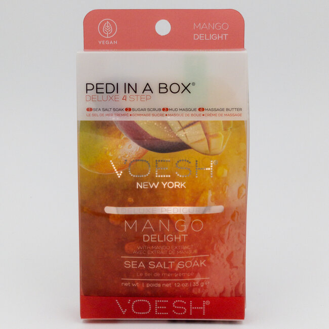 Voesh - 4 step - Pedi In A Box - Mango Delight - 1 ct