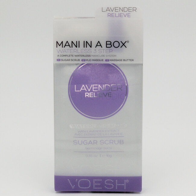 Voesh Voesh - 3 Step - Mani in a Box - Lavender - 1 ct