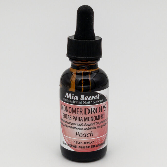 Mia Secret Mia Secret - Monomer Drops - Peach - 1 oz