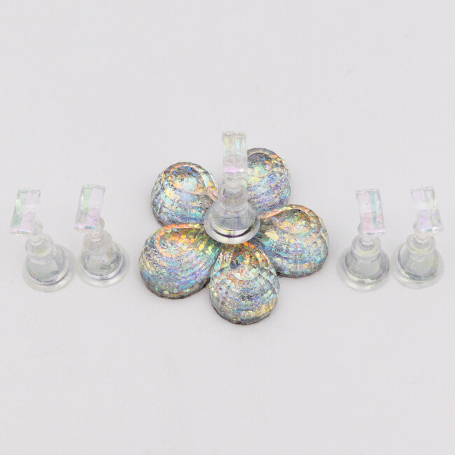 The Studio - Flower Tip Display - Silver