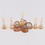 The Studio The Studio - Flower Tip Display - Gold