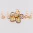 The Studio The Studio - Flower Tip Display - Gold