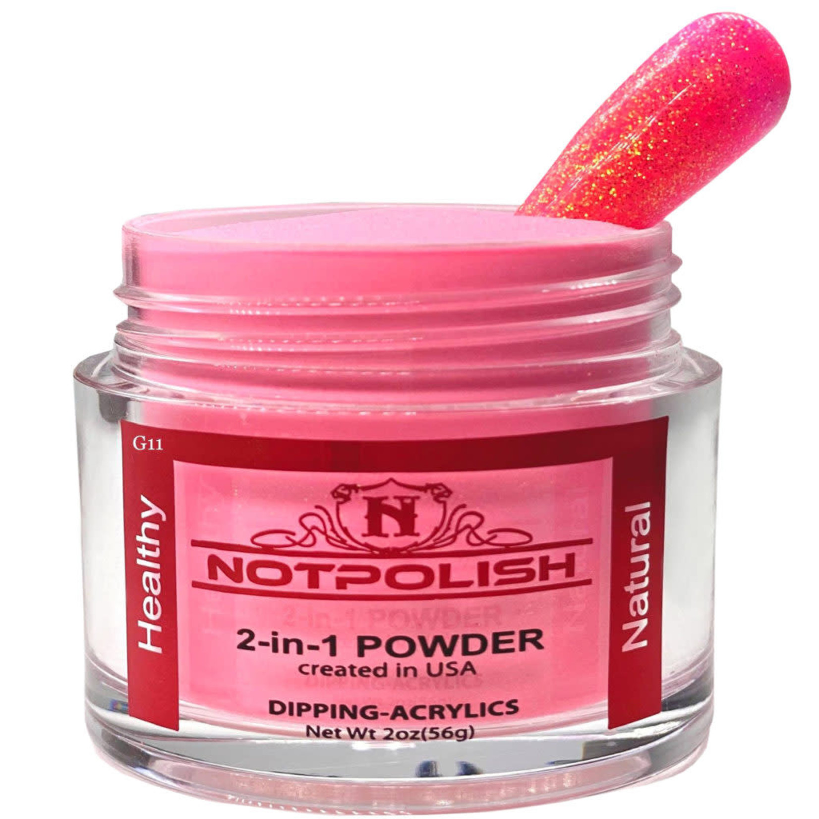 NotPolish NotPolish - GLOW 11 Laser Beams - AIO Powder - 2 oz