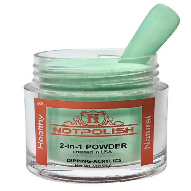 NotPolish NotPolish - OG 186 My Commit-Mint - AIO Powder - 2 oz