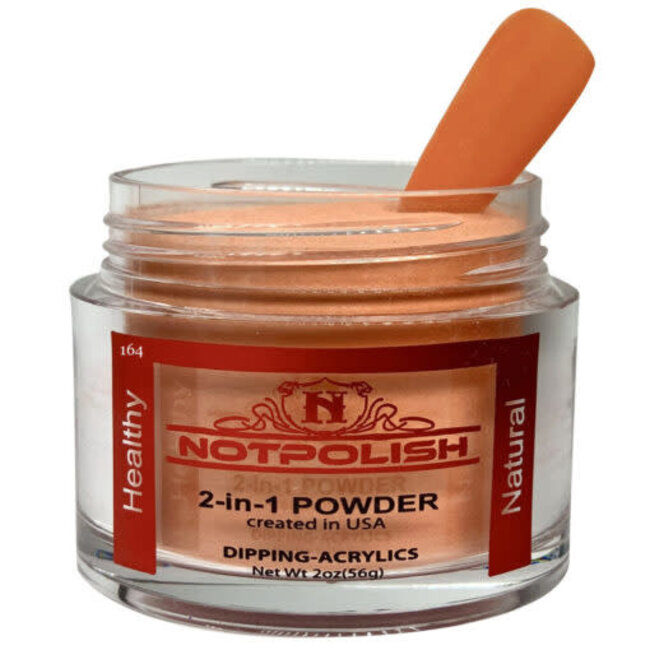 NotPolish - OG 164 Dark Orange - AIO Powder - 2 oz