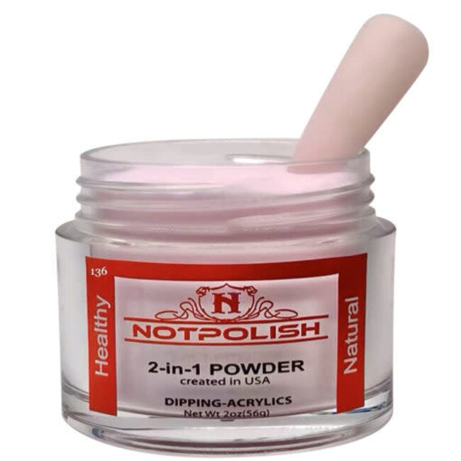 NotPolish - OG 136 Pink Nude - AIO Powder - 2 oz