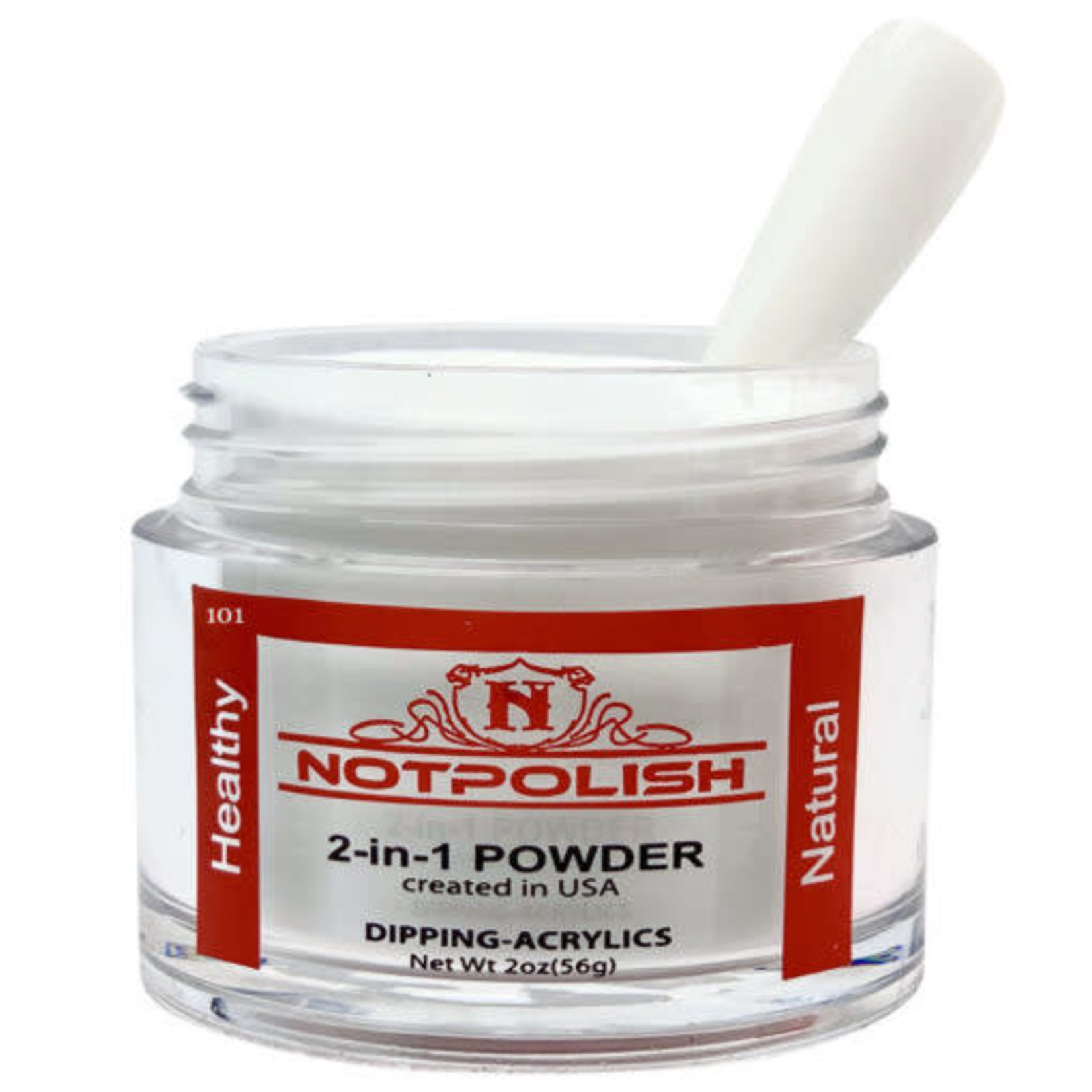 NotPolish NotPolish - OG 101 Milky White - AIO Powder - 2 oz - The Studio -  Nail and Beauty Supply