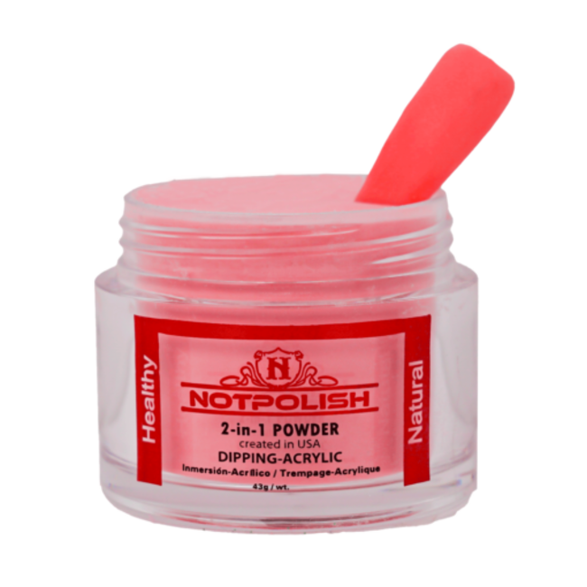 NotPolish NotPolish - M 123 Hibuscus Sunrise - AIO Powder - 2 oz