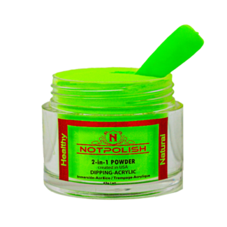NotPolish NotPolish - M 100 Hot Lime Bling - AIO Powder - 2 oz