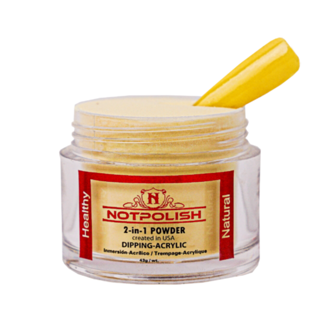 NotPolish - M 094 Sunlit Yellow - AIO Powder - 2 oz