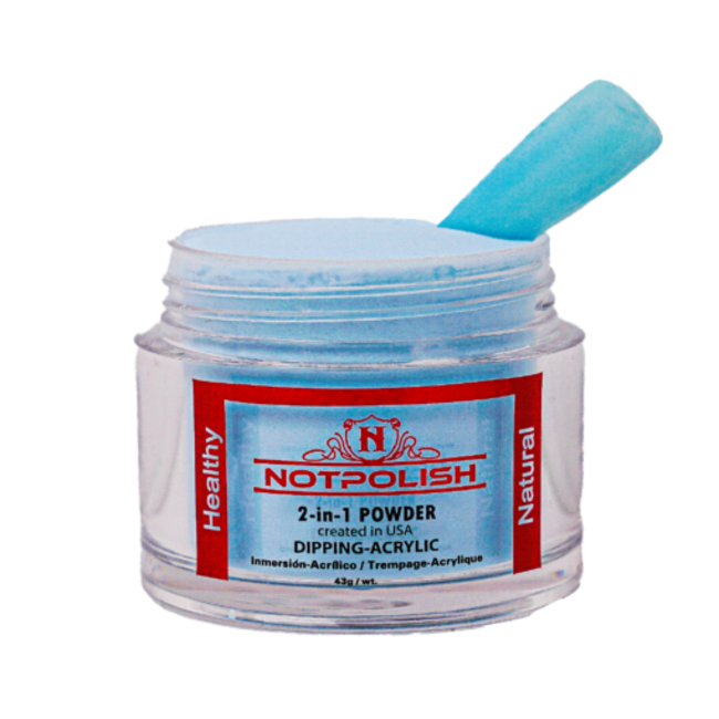 NotPolish NotPolish - M 091 Cool Breeze - AIO Powder - 2 oz