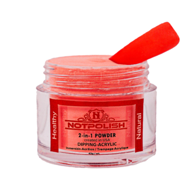 NotPolish - M 087 Coral Pink - AIO Powder - 2 oz