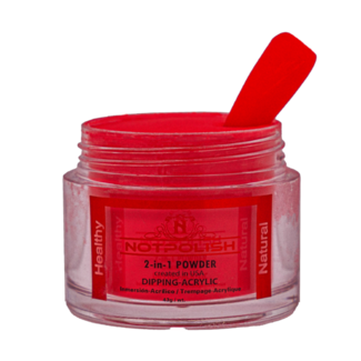 NotPolish NotPolish - M 076 Red Cap - AIO Powder - 2 oz