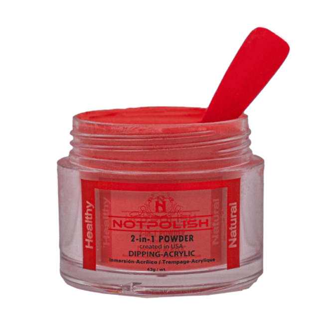 NotPolish - M 059 Fire Engine - AIO Powder - 2 oz
