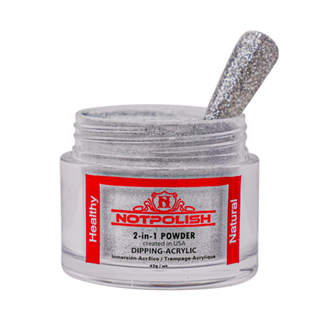 NotPolish - M 027 Silver Star - AIO Powder - 2 oz
