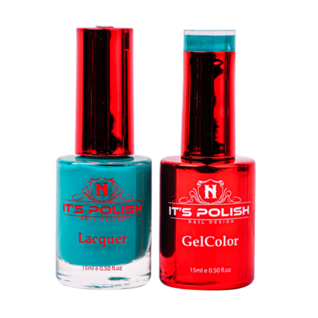 NotPolish - M 106 I Don't Kiss & Teal - DUO Polish - .5 oz