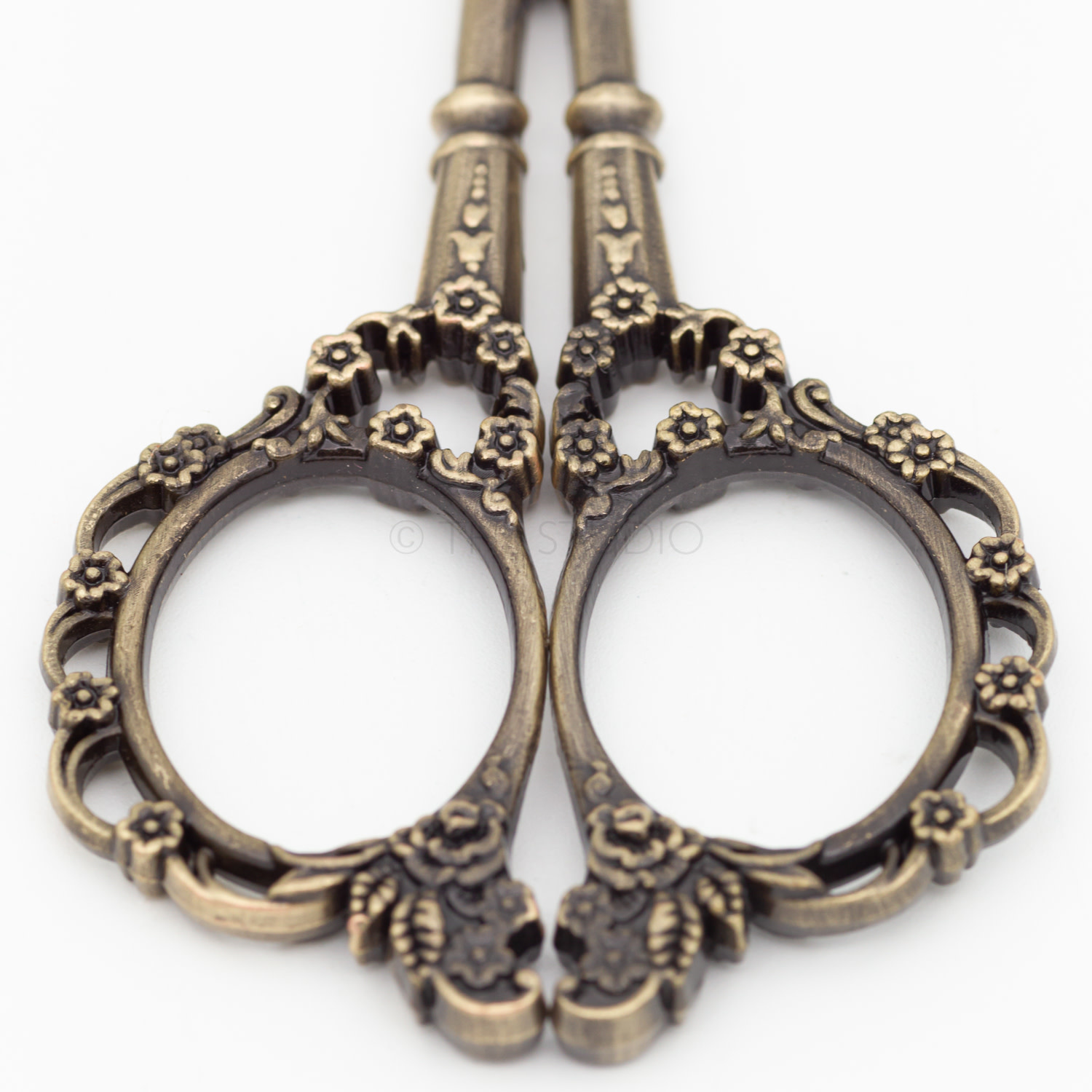 Letter Scissors Classical European Classical Scissors - Copper - The Studio - Nail and Beauty Supply