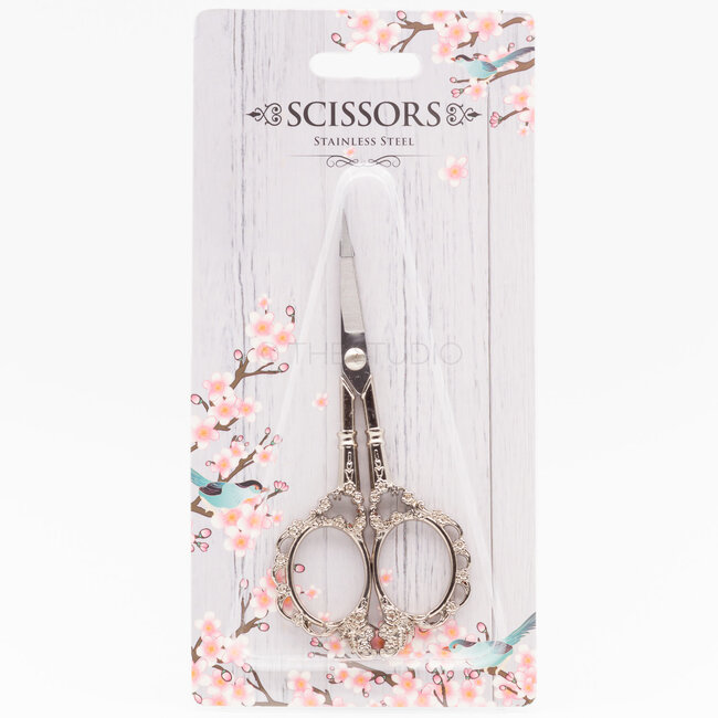European Classical Scissors - Silver