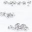 Leamx - Nail Art Charms - Silver Crosses - 36 pcs