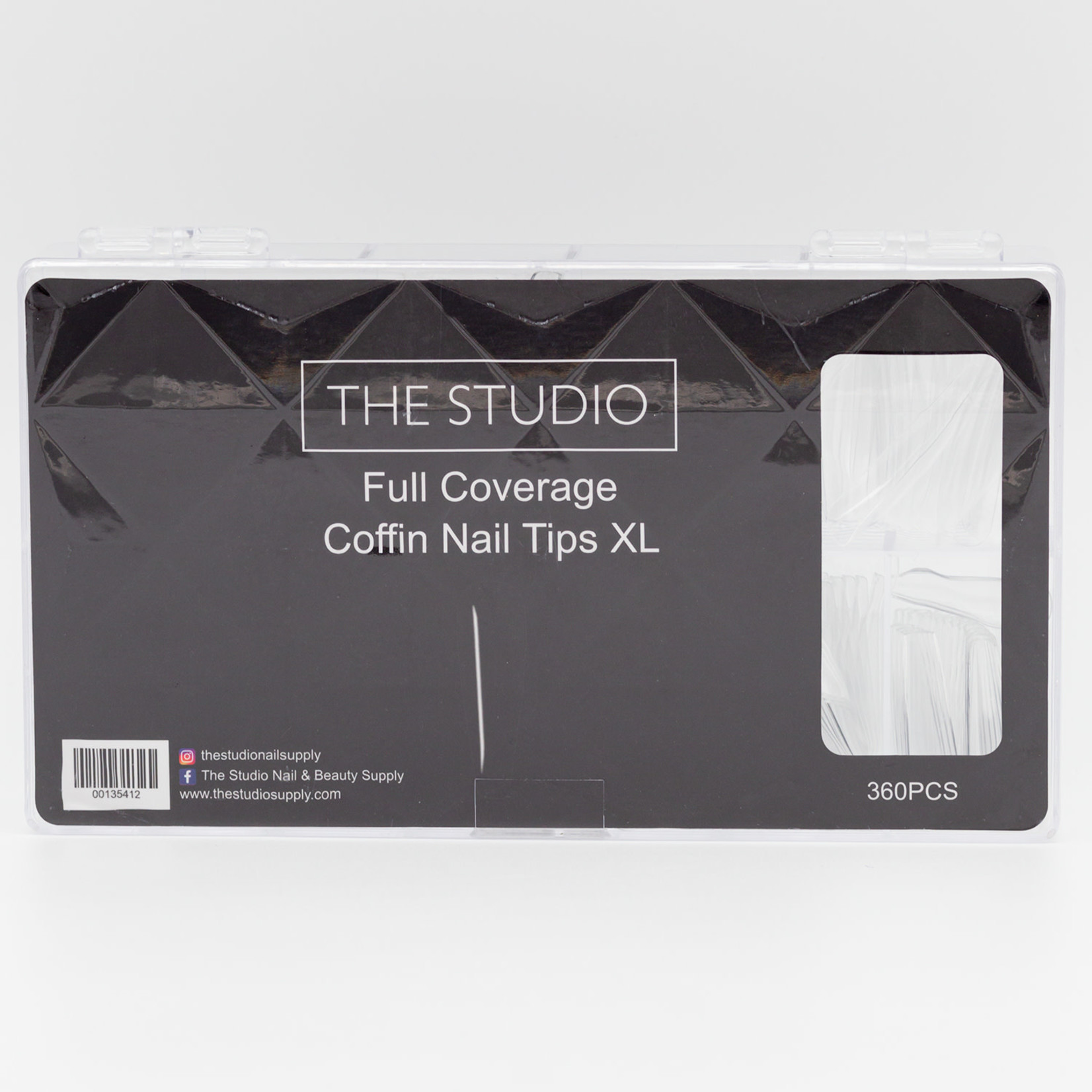 The Studio The Studio - Tip Box - Full Cover - Coffin Clear -