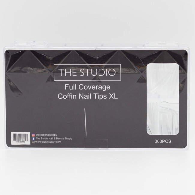 The Studio - Tip Box - Full Cover - Coffin Clear -