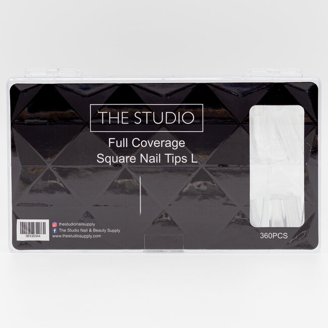 The Studio - Tip Box - Full Cover - Square Clear -
