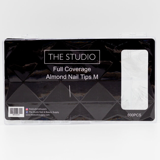 The Studio - Tip Box - Full Cover - Almond Clear -