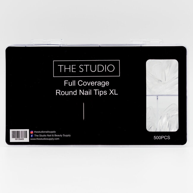 The Studio - Tip Box - Full Cover - Round Clear -
