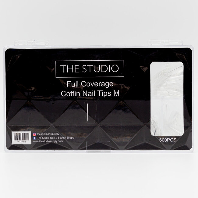 The Studio - Tip Box - Full Cover - Coffin Clear -