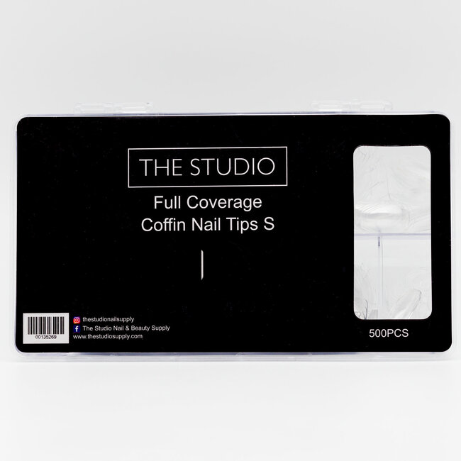 The Studio - Tip Box - Full Cover - Coffin Clear -