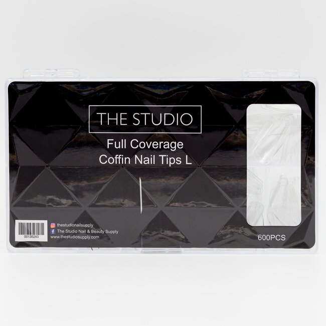 The Studio - Tip Box - Full Cover - Coffin Clear -