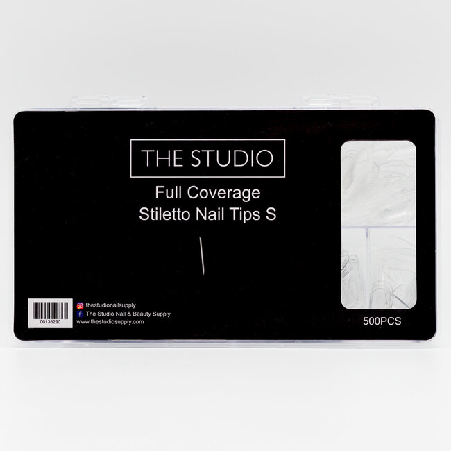 The Studio - Tip Box - Full Cover - Stiletto Clear -